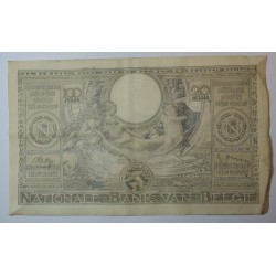 Billet de Belgique 100 Francs ou 20 Belgas 24-01-1939