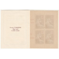 CARNET CROIX ROUGE SANS PUB N° 2003 ANNEE 1954 NEUF** Côte 180 Euros