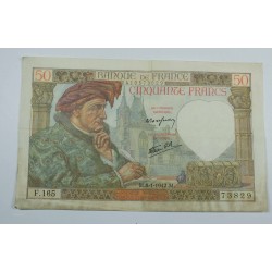 lot de 3 Billets Français, 50 francs et 100 francs