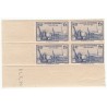 Coin Daté Bloc de 4 timbres N°458  Année 1940 NEUF** Côte 180 Euros