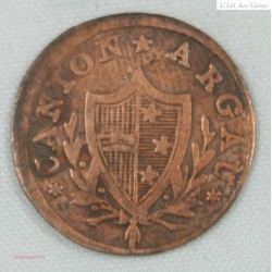 Suisse Canton ARGAU, 2 Rappen 1812