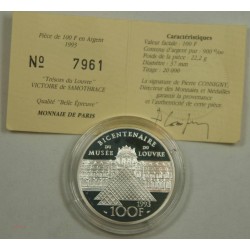FRANCE - 100 Francs 1993, Argent Proof, Victoire de Samothrace