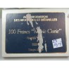FRANCE  Coffret BU 1984 100 Francs "Marie Curie"