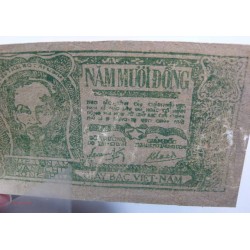 BILLET papier de riz, Vietnam 50 Dông 1948 SUP