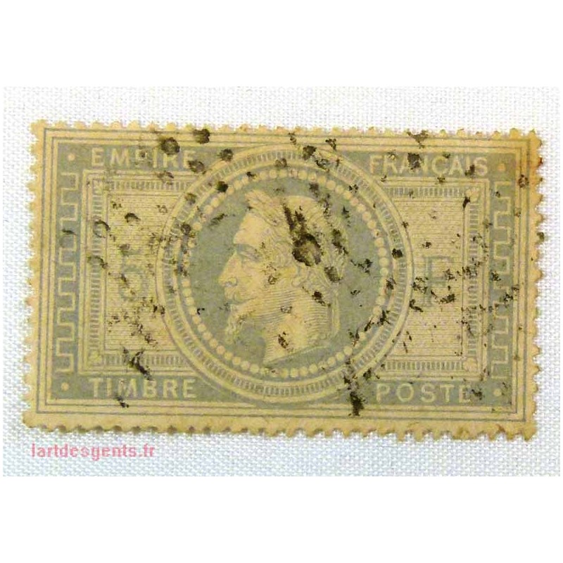 Timbre Napoléon III, 5 Francs N° 33Ad* grand 5 Signé Calves
