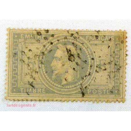 Timbre Napoléon III, 5 Francs N° 33Ad* grand 5 Signé Calves