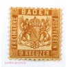 German States  Baden, 9 Kreuzer signé Calvès