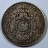 France - Ecu de 5 Francs Napoléon III 1856 D Lyon tête nue