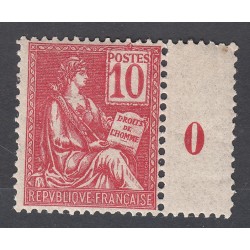 TIMBRE TYPE MOUCHON N° 112 ANNEE 1900  NEUF** Signé  Côte 95 Euros
