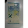 BILLET FAUTE - France 20 euro bande partiellement blanche Lettre U09FA