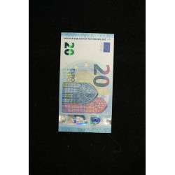 BILLET FAUTE - France 20 euro bande blanche Lettre U03I1 p/neuf
