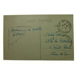 CPA - Palais de Versailles avec 2x n° 149 ORPHELIN 5c+5c 28-6-1919