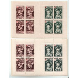 Variétés de couleur 1962  Carnets croix rouge  N° 2011+ 2011a NEUFS**