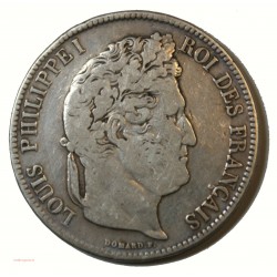 Ecu Louis Philippe Ier - 5 Francs 1837 D Lyon