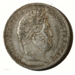 Ecu Louis Philippe Ier - 5 Francs 1831 D Lyon Tranche creux G.677 TTB