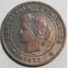 CERES - 5 centimes 1877 K Bordeaux - tb+