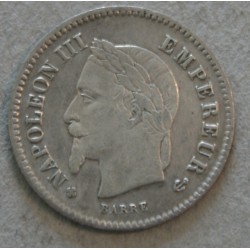 NAPOLEON III - 20 centimes 1867 BB jolie monnaie