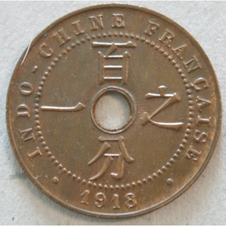 INDOCHINE - 1 Cent. 1918 qualitée