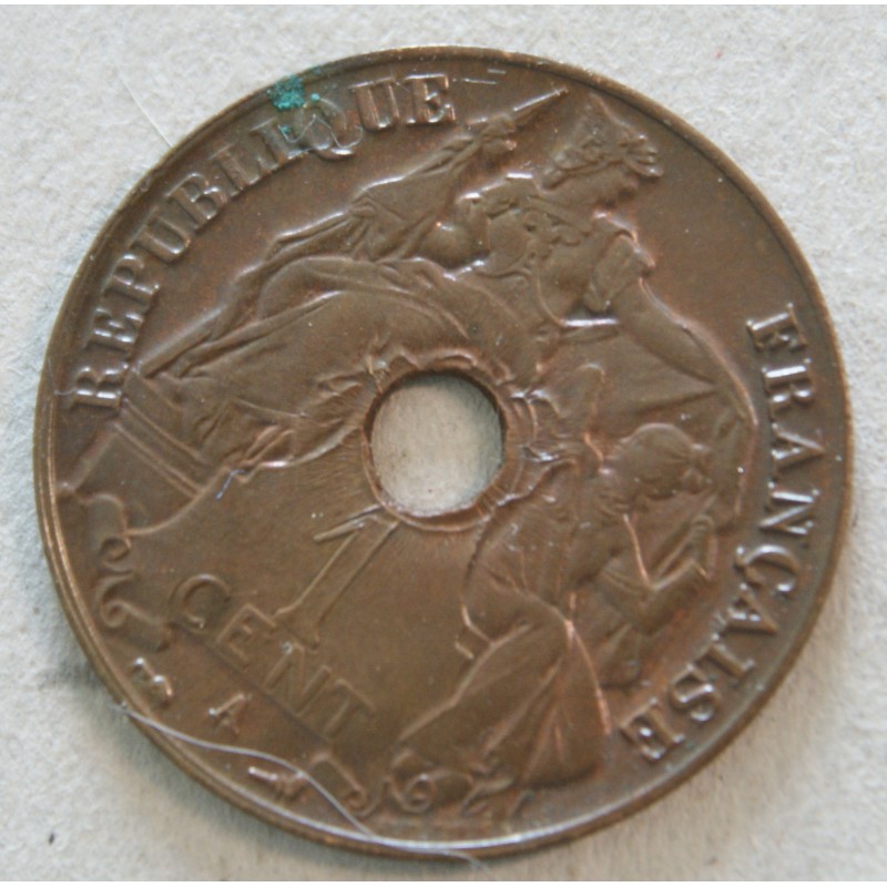INDOCHINE Française - 1 Cent. 1918 qualitée