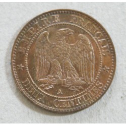 NAPOLEON III - 2 centimes 1861A  SUP+