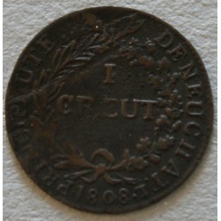 SUISSE - 1 creut 1808, Principauté de Neuchâtel