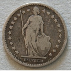 Suisse -  1 franc 1875