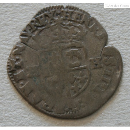 ROYALE Dauphiné - Henri IV, douzain aux 2 H couronnées 1573