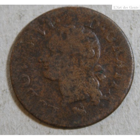 Louis XVI - liard 1791 B Rouen