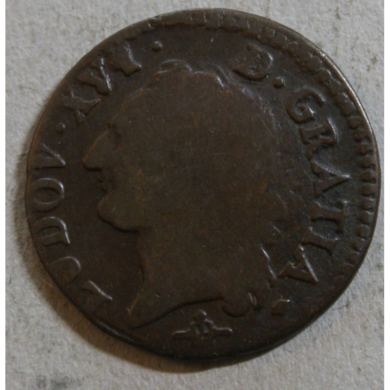 Louis XVI - 1/2 sol 1785 B Rouen