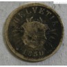 Suisse -  5 rappen 1850 BB X6 exemplaires différents états