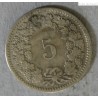 Suisse -  5 rappen 1850 BB X6 exemplaires différents états