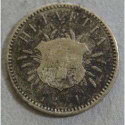 Suisse -  5 rappen 1874 B