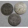 Suisse -  3 x 20 rappen 1850 bb (2)