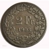 Suisse -  2 francs 1908