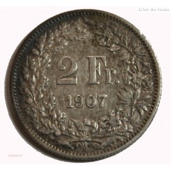 Suisse -  2 francs 1907