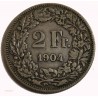Suisse -  2 francs 1904 argent/silver