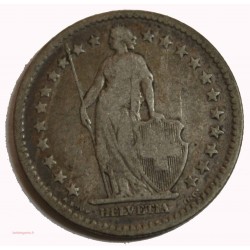 Suisse -  2 francs 1875 argent-silver