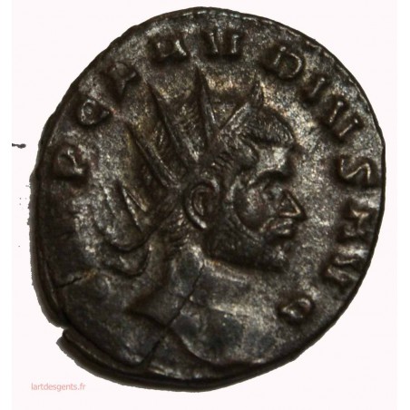 ROMAINE - antoninien Claude II le Gothique 269 ap. JC, RIC 111 virtus