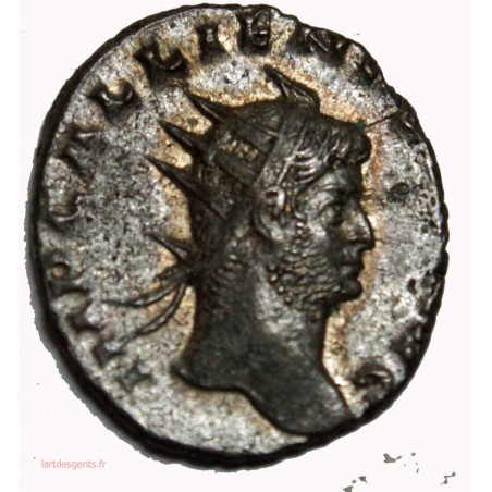 ROMAINE - antoninien Gallien 267 ap. JC, Milan RIC 457v Fortune R2