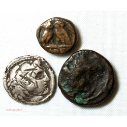 lot de 3 monnaies Grecque antique