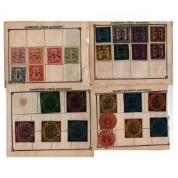 Allemagne-Hambourg timbres-CHARLES VAN DIEMEN et Institut Hamburger Boten