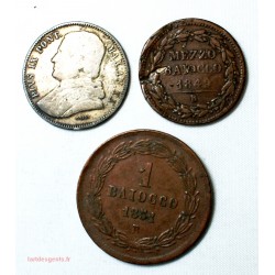 ETATS PONTIFICAUX et Avignon- petit lot de 3 monnaies