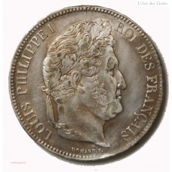 Louis Philippe Ier - écu 5 Francs 1835 D LYON TTB++