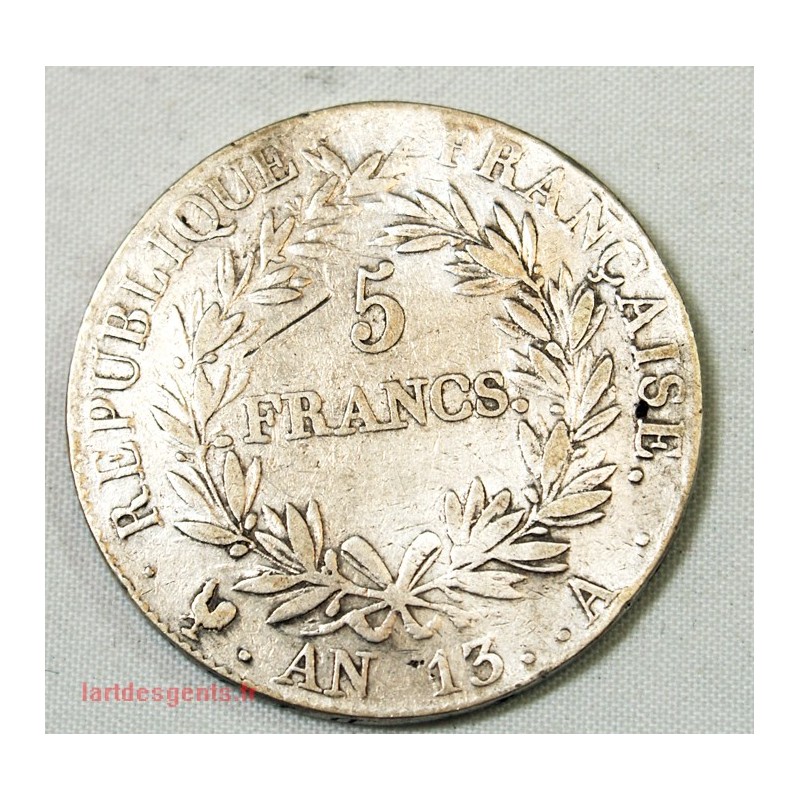 France - Ecu de 5 Francs Napoléon Ier AN 13 A
