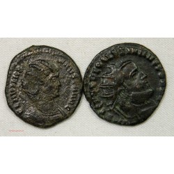 ROMAINE - lot de 2 petits Bronze