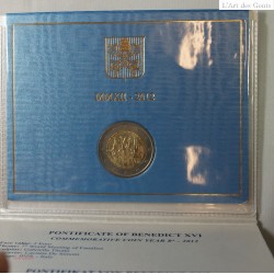 VATICAN EURO - Coffret 2 euro 2012 Commemorative BU