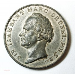 Médaille 1836,  Sir Isanbart Marc BUNEL - Thames tunnel