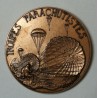 Médaille troupes Parachutistes (courage, force et foi)