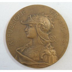 Médaille Agriculture  République Française  signée GRANDHOMME