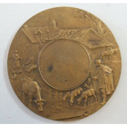 Médaille Agriculture  République Française  signée GRANDHOMME